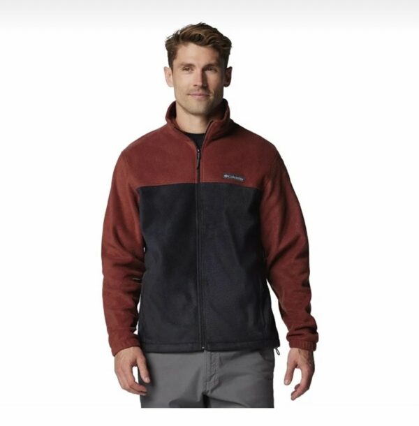 Columbia Steens Mountain  Full Zip Burgundy Men's Fleece