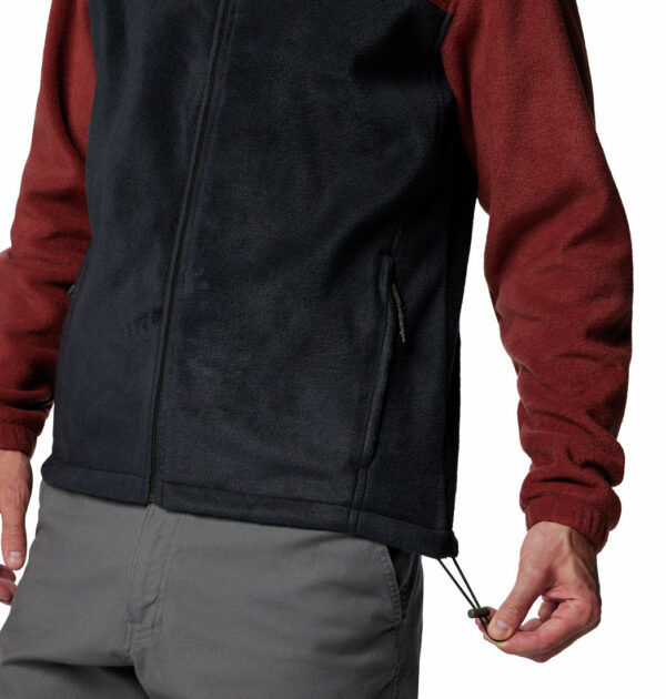 Columbia Steens Mountain  Full Zip Burgundy Men's Fleece - Image 3