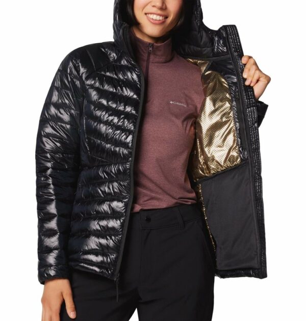 Columbia Labyrinth Loop II  Hooded Black Women's Puffer Jacket - Image 5