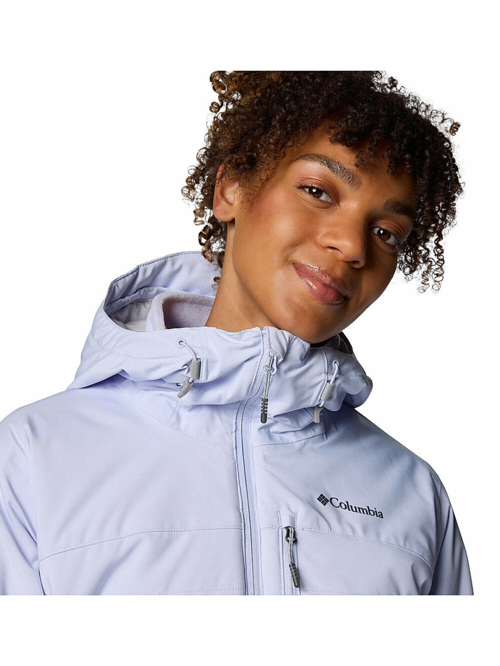 Columbia Womens Purple Omni-Heat Reflective Powdered Peak Insulated Jacket - Image 3