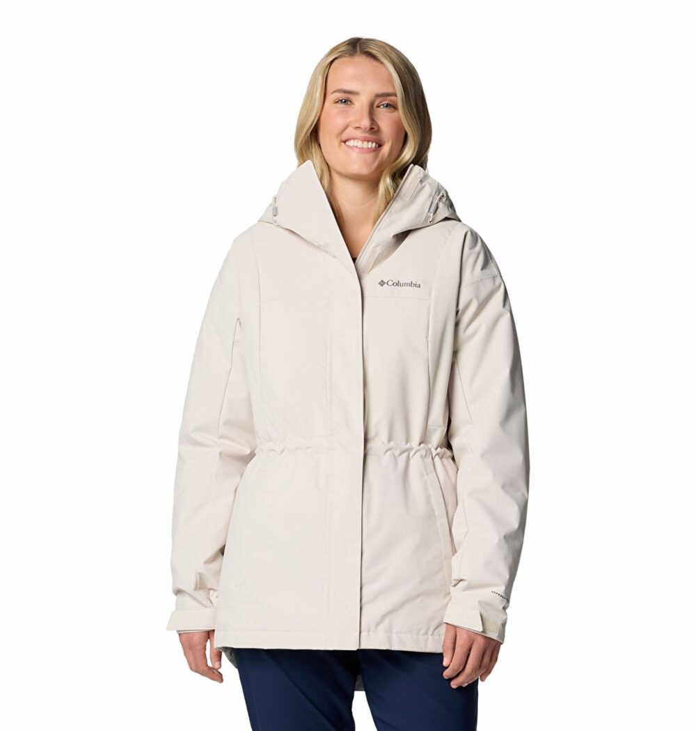 Columbia Hikebound II Long Insulated Hooded Beige Women's Jacket