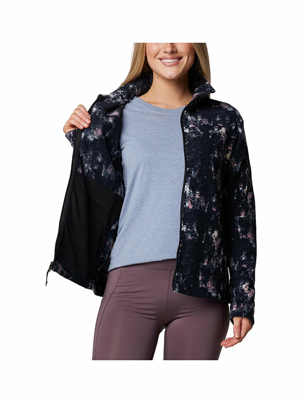 Columbia Fast Trek Printed Fleece Jacket - Image 2