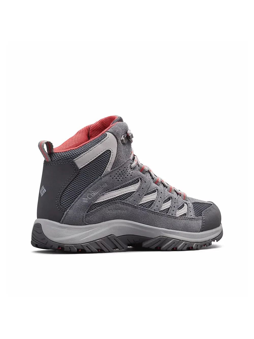 Columbia Womens Grey Crestwood Mid Waterproof Shoes